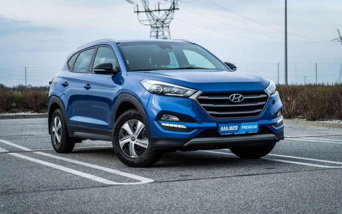 Hyundai Tucson cena 79500 przebieg: 80334, rok produkcji 2018 z Zduny małe 407